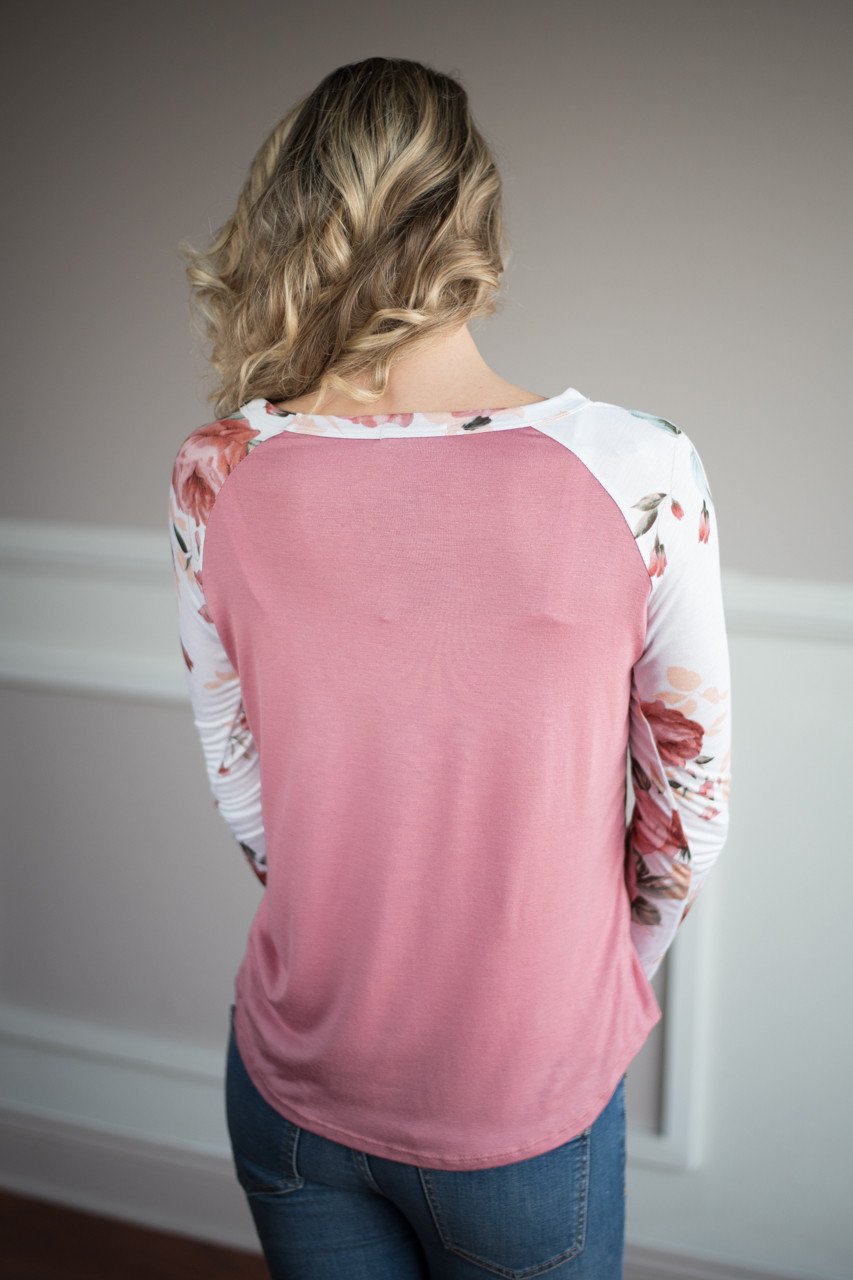 Like a Rose Floral Top