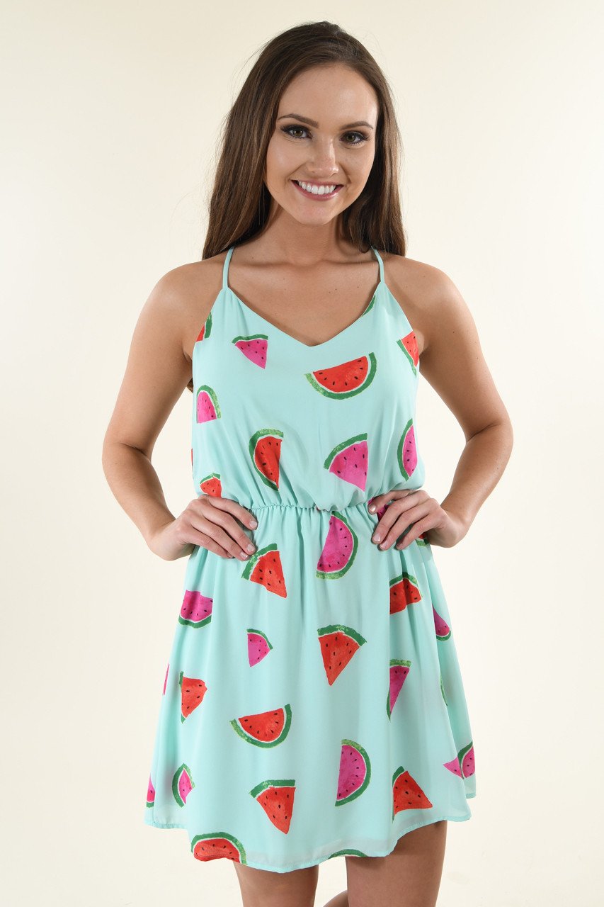 Watermelon Mint Dress