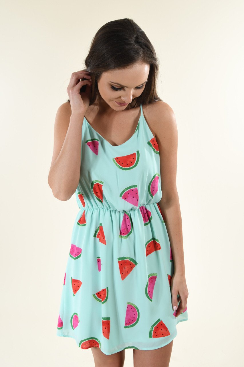 Watermelon Mint Dress