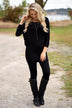 Essential Dolman Top - Black