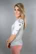 Dusty Coral Sleeve Top