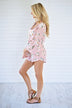 Audrey Pink Floral Romper