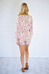 Audrey Pink Floral Romper