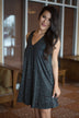 Sparkle The Night Away Dress - Black