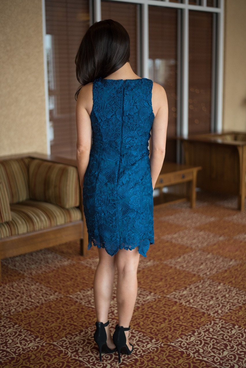 Electric Blue Lace Dress Electric Blue Lace Dress