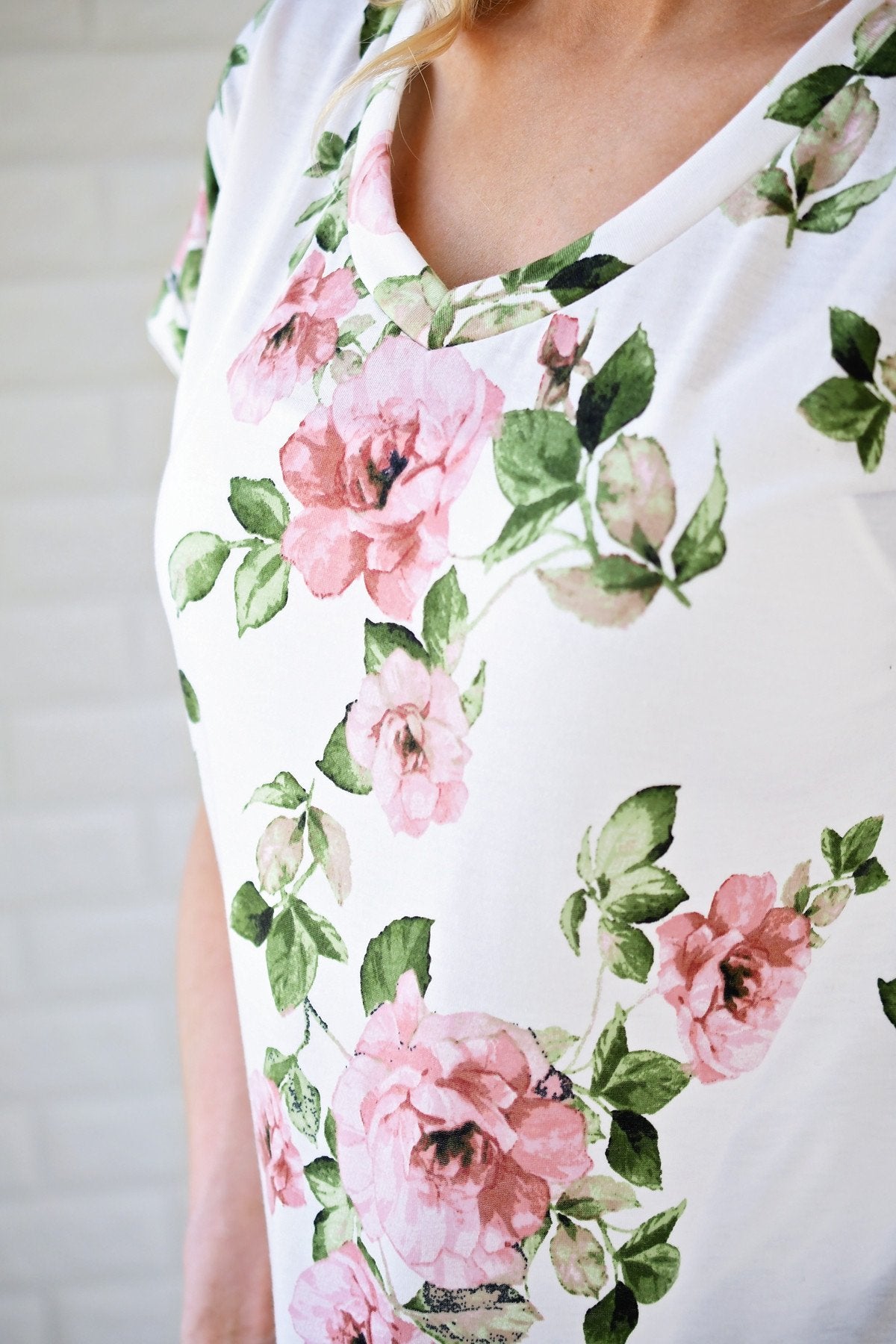 Pretty Things Ivory Floral Top