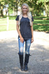 Casual Comfort - Black Tee