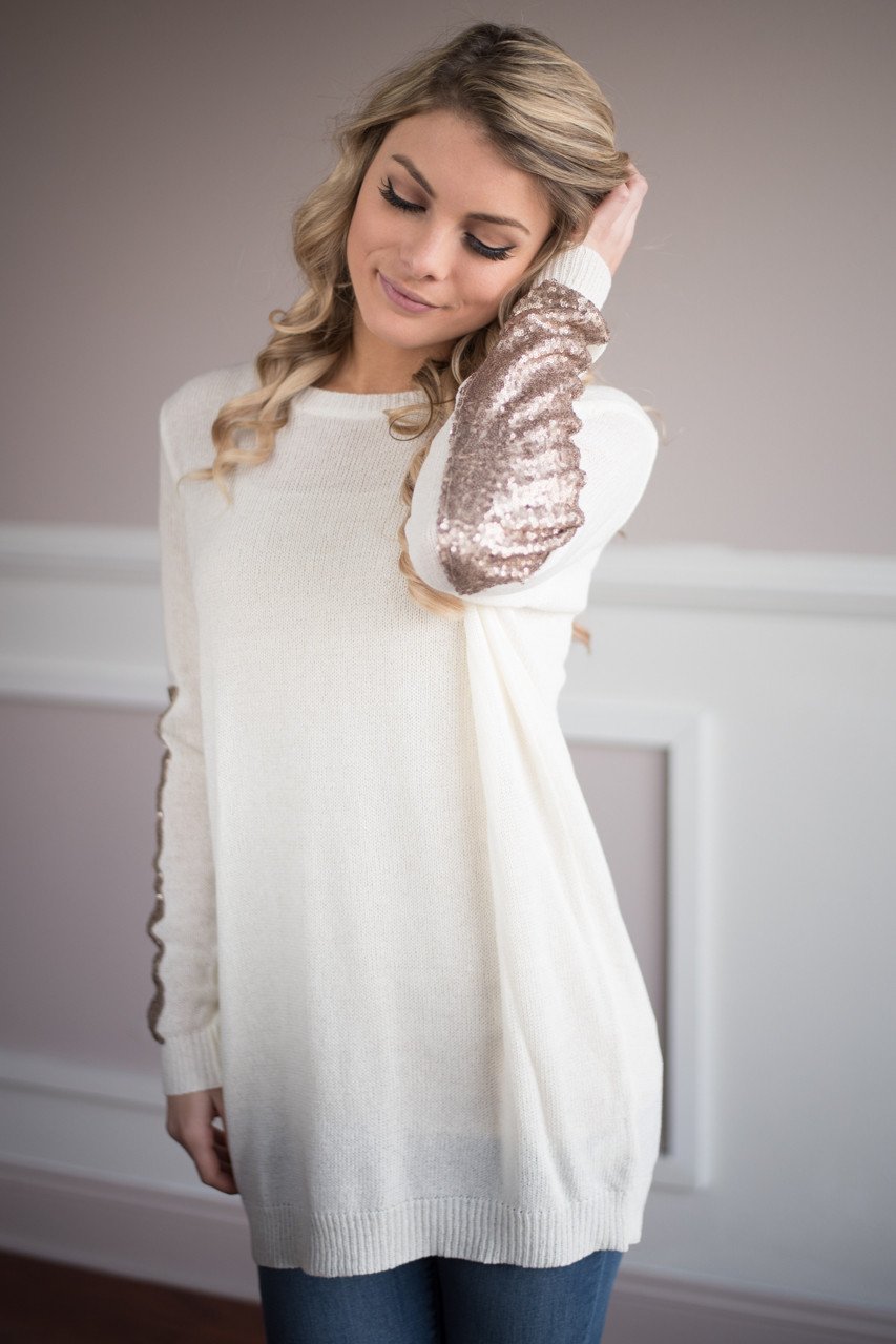 Leave a Little Sparkle ~ Ivory