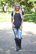 Casual Comfort - Black Tee