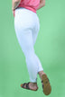 White Distressed Skinnies ~ Kan Can