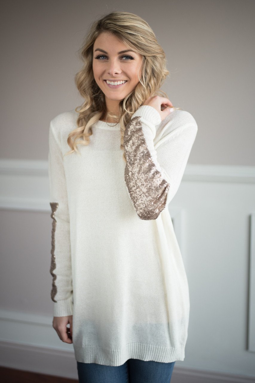 Leave a Little Sparkle ~ Ivory