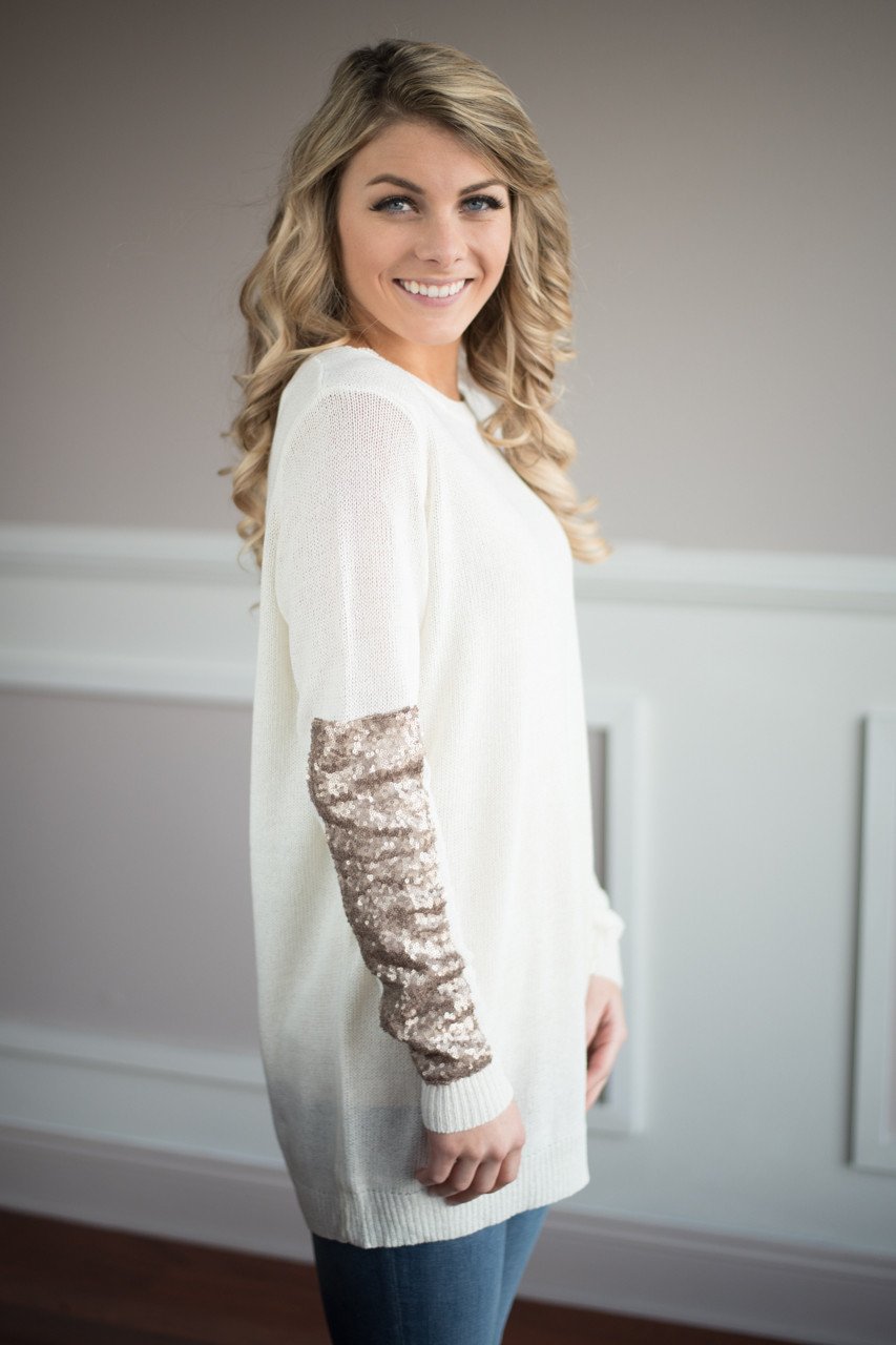 Leave a Little Sparkle ~ Ivory