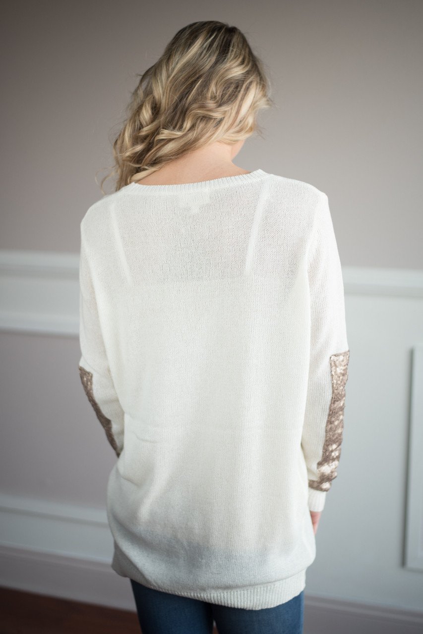 Leave a Little Sparkle ~ Ivory – The Pulse Boutique