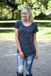 Casual Comfort - Black Tee