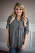 Work For It Charcoal Top