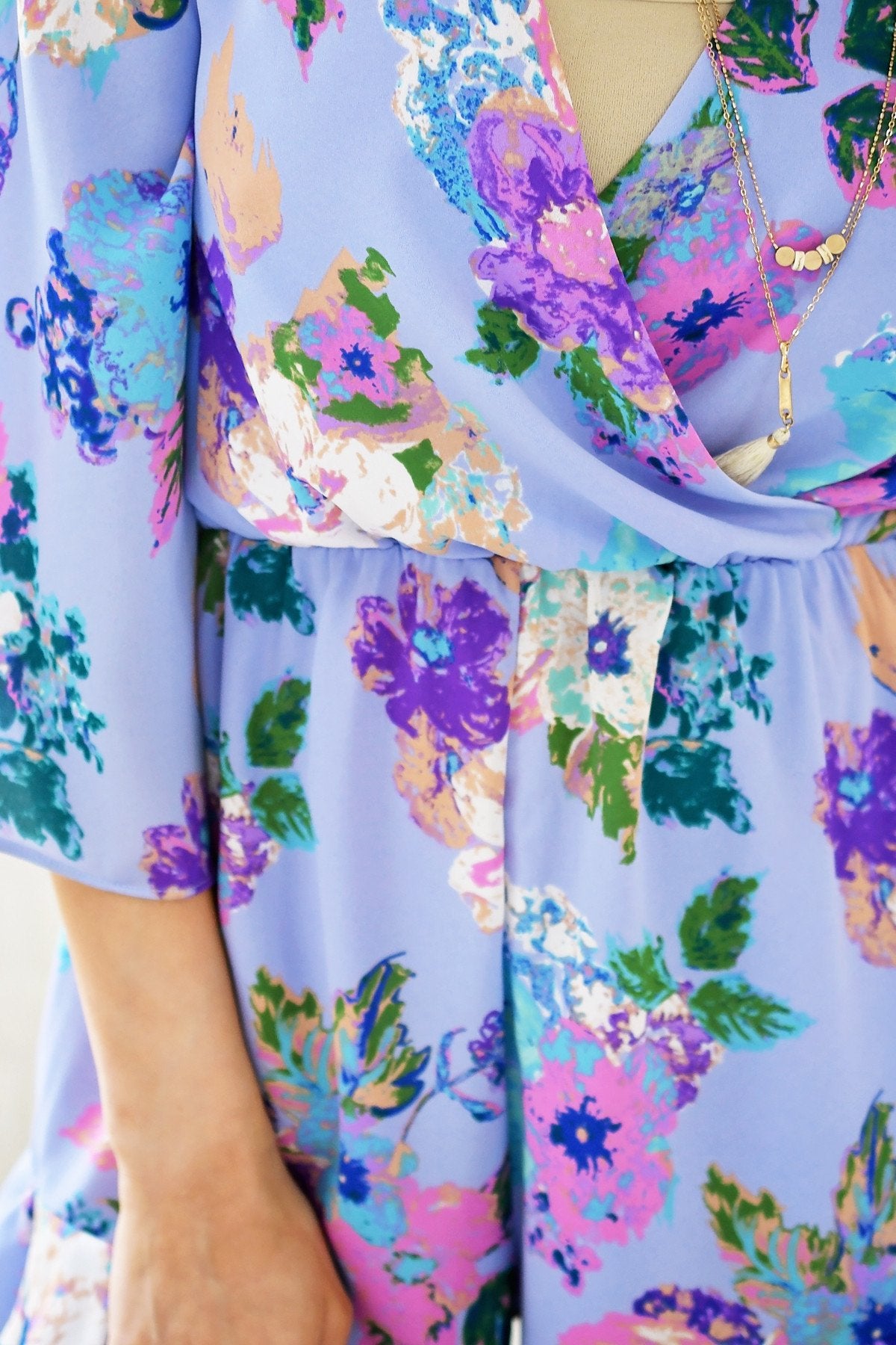 Mermaid Purple Floral Romper