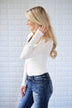 Ivory Snap Button Bodysuit