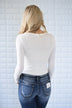 Ivory Snap Button Bodysuit