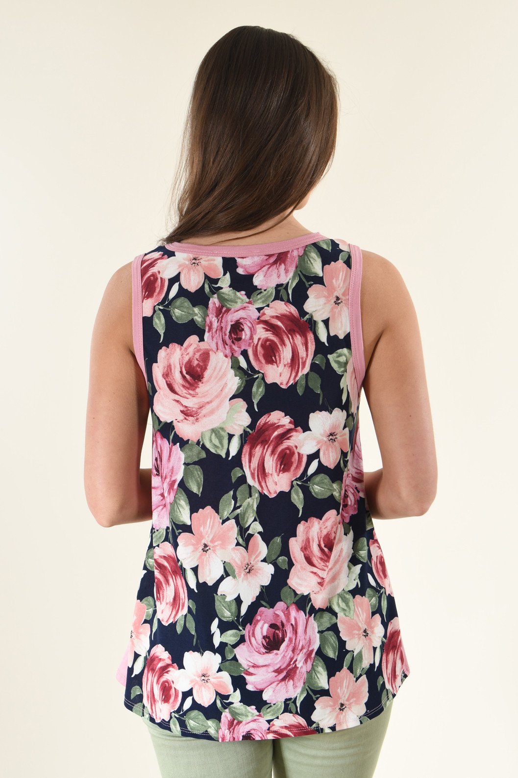 One Last Look Floral Tank