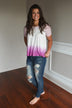 No Time for Talk Pink Ombre Top