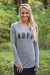 Nope Top ~ Grey