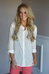 Born to Explore Blouse ~ Ivory
