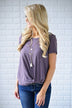 Plum Perfect Knot Top