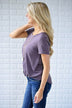 Plum Perfect Knot Top