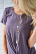 Plum Perfect Knot Top