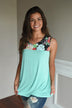 Summer Picnic Tank ~ Mint