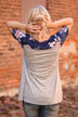 Daydreamer Navy Floral Top