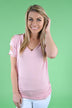 Give'm The Cold Shoulder ~ Light Pink