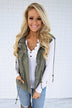 Essential Fall Vest - Soft Sage