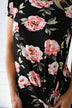 Everyday Beauty Floral Top ~ Black