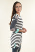 Drop On By Striped Top