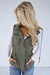 Essential Fall Vest - Soft Sage