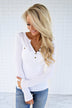 Button Top ~ Ivory