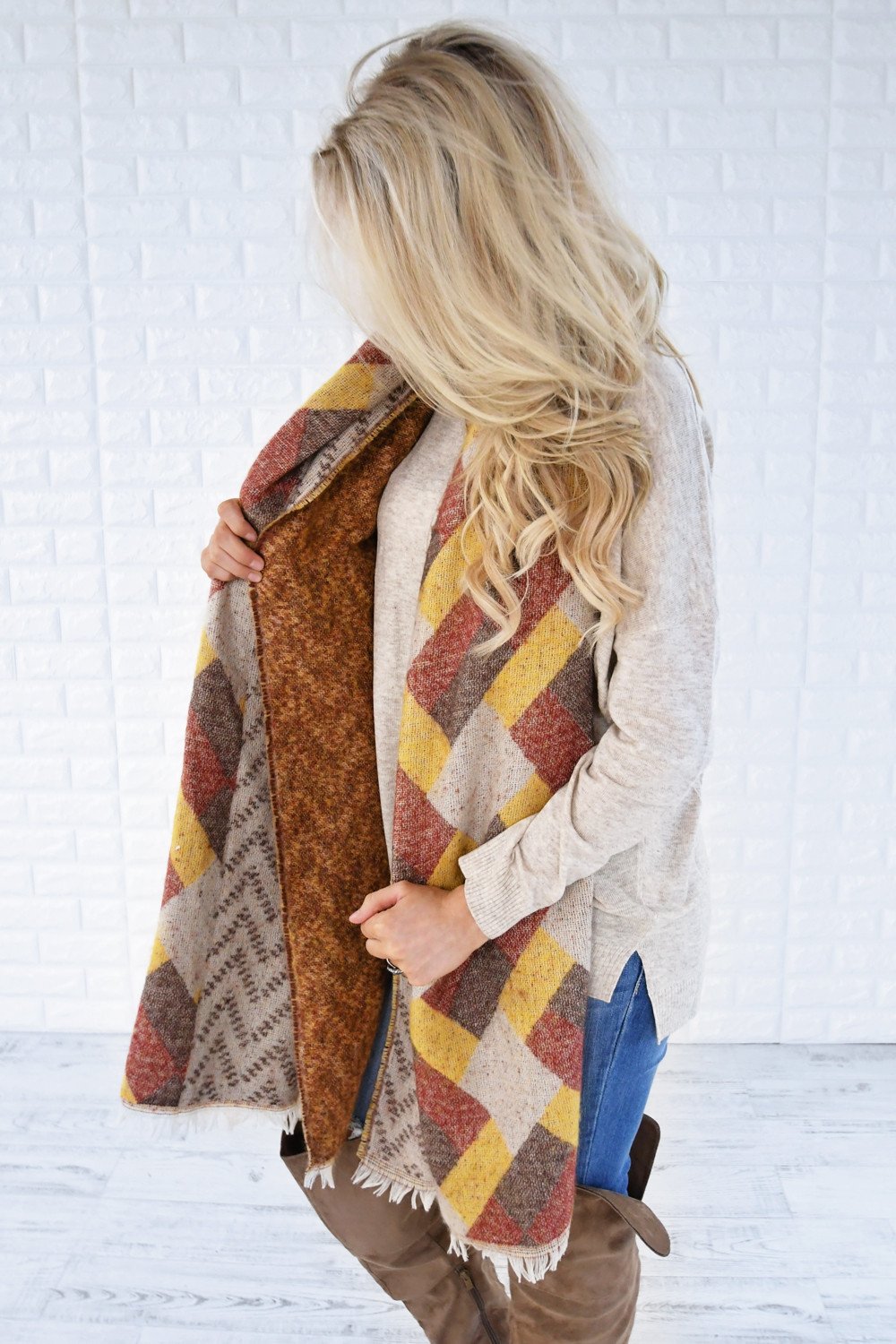 Setting Sun Table Runner Scarf