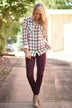 Mad for Plaid Top