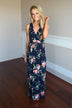 Navy Floral Sensation Maxi