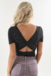 Think Twice Speckled Bodysuit