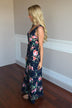 Navy Floral Sensation Maxi
