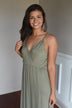 A Little Mischievous Maxi Dress ~ Olive