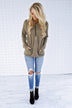 Pocket Sweater - Olive