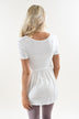 Be My Baby Top ~ White