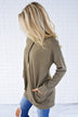 Pocket Sweater - Olive