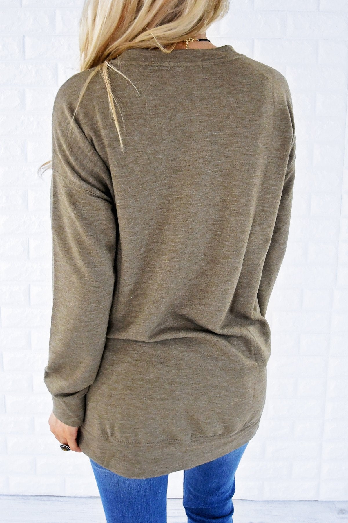 Pocket Sweater - Olive