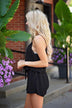Gold Button Romper