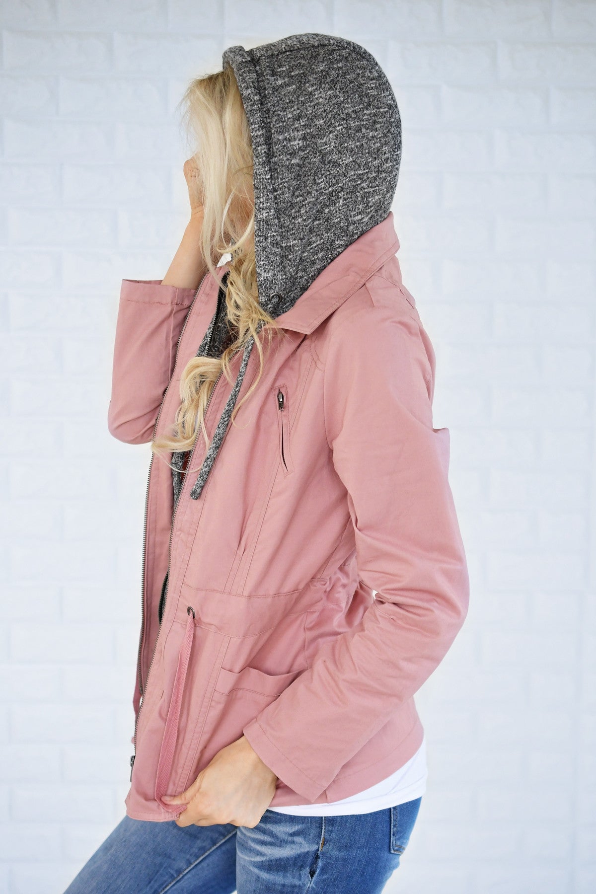 Essential Fall Jacket - Mauve