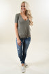Keeping You Forever Pocket Top ~ Olive